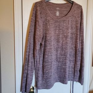 Pink and gray long sleeve